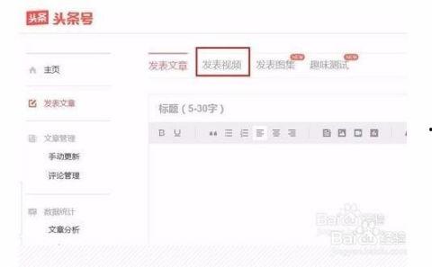 头条拍的视频怎么发布,轻松制作概述与副标题